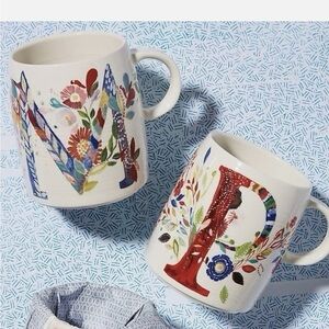 NWT “S” Anthropologie Starla “S” Mug